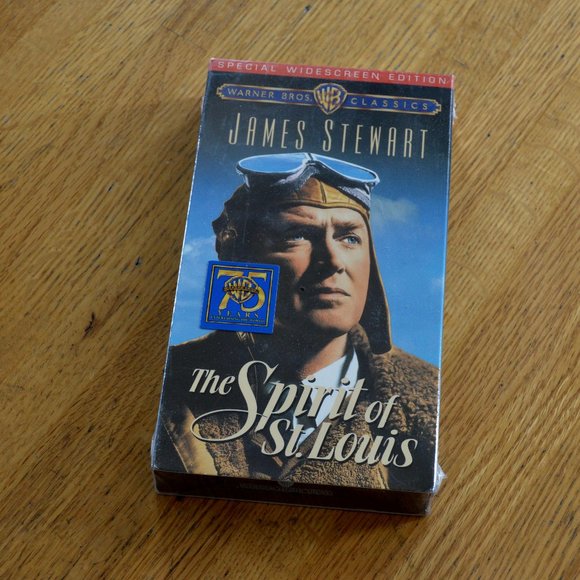 Set of 2 Mint Condition New Unopened Charles Lindbergh 1990s VHS Tapes - Picture 1 of 4